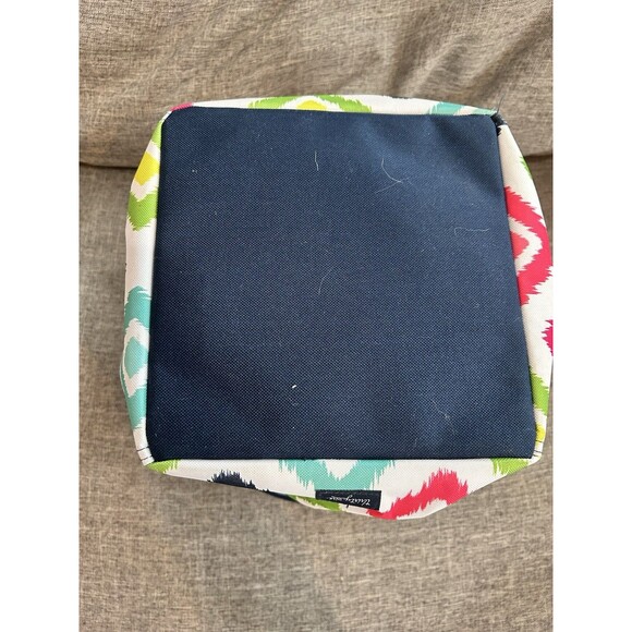 Thirty One Mini Storage Bin In Candy Corners Collapsible Handles - Picture 6 of 10